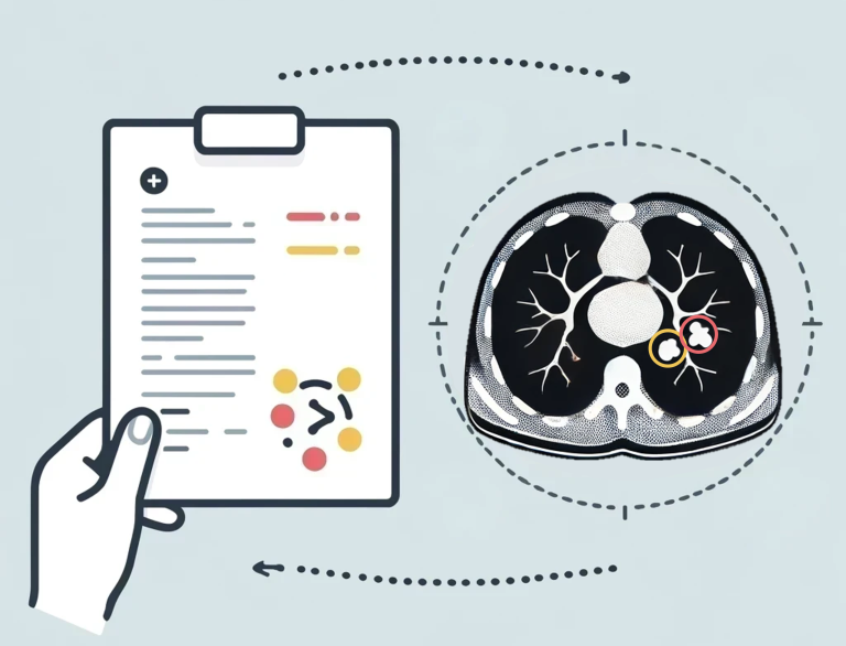 Correlação entre nódulos mencionados em relatórios médicos e imagens de TAC